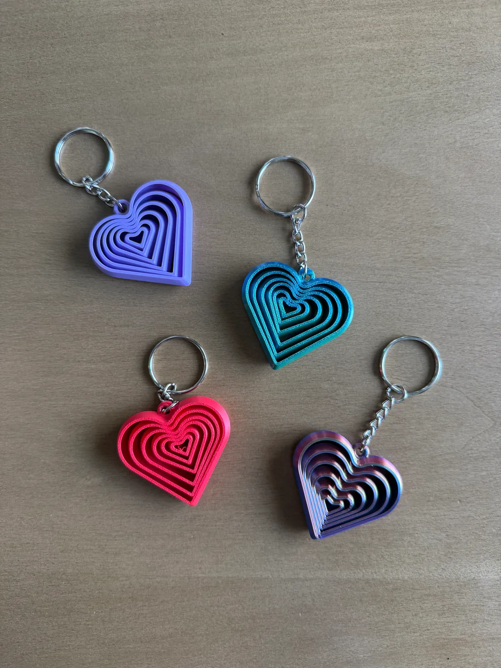 Chaveiro Fidget Coração